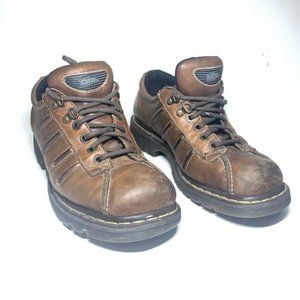 Dr Martens Mens Oxford Shoes Brown Lace Up Bicycle